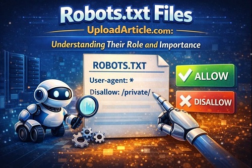 Robots.txt Files UploadArticle.com